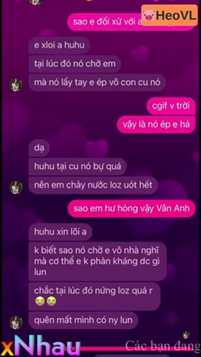 Tin nhắn chát sex, Em Ny cho thg bạn quan hệ tình Dục còn quay video sex